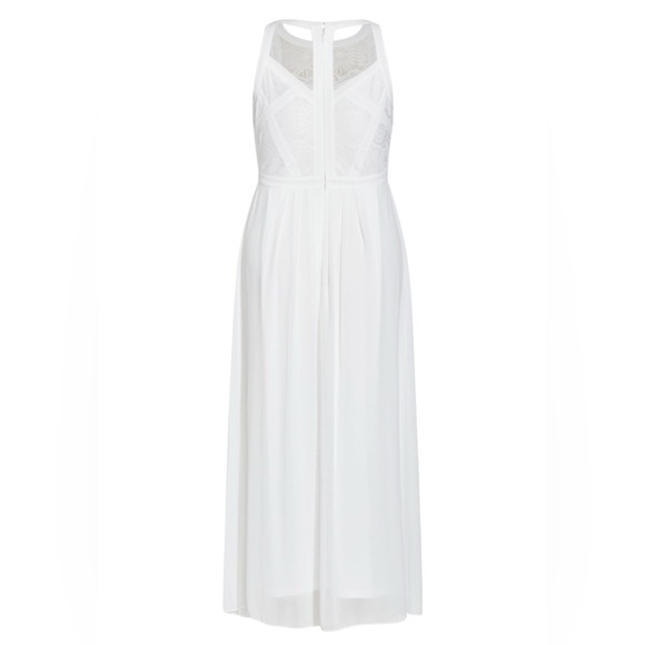 City Chic Plus Size White Lace Sleeveless Maxi Dress | Size 18 (2X) Bridal - Picture 3 of 9